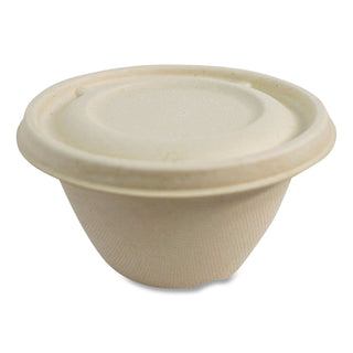 Fiber Lids for Bowls, 4.7" dia, Paper, 500/Carton