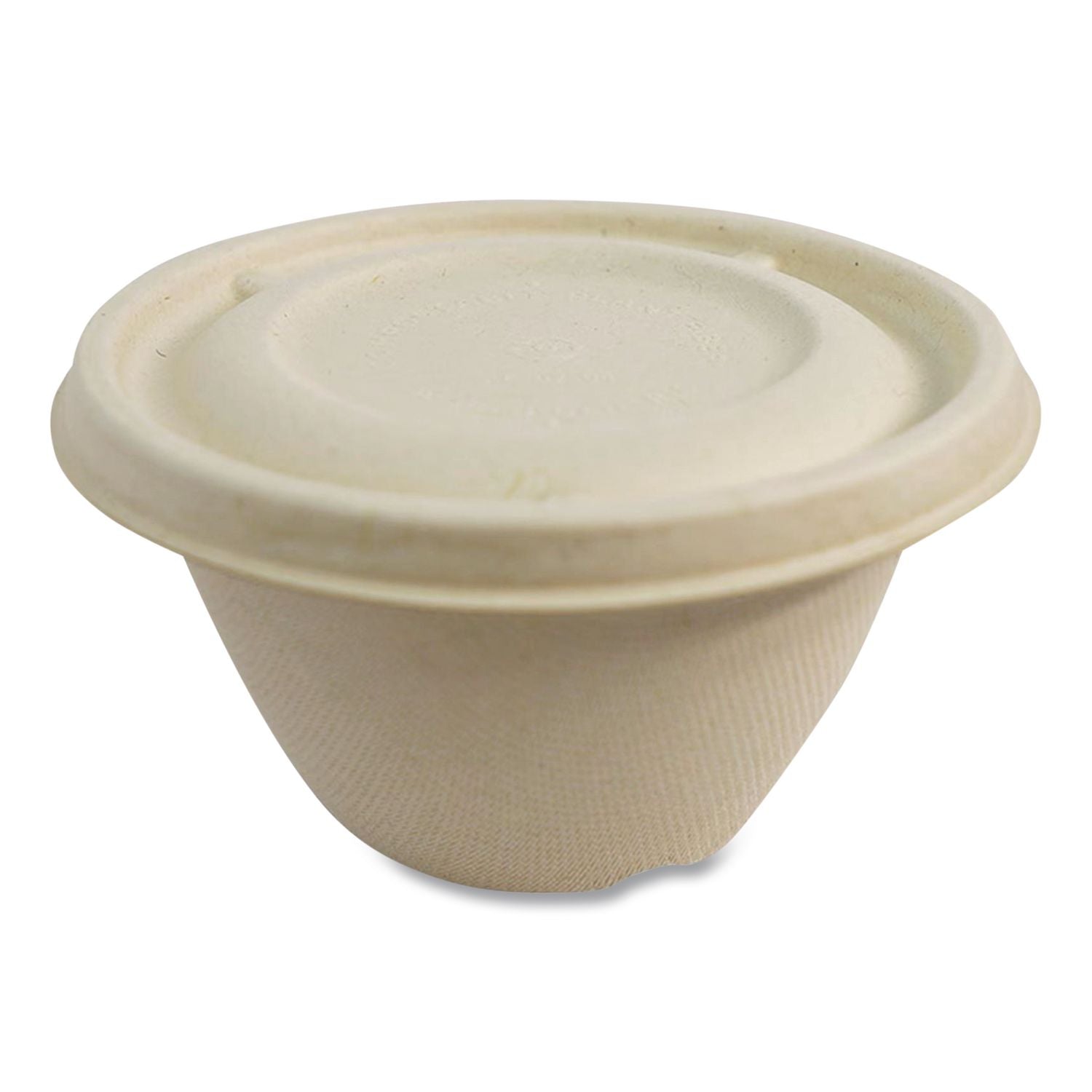 Fiber Lids for Bowls, 4.7" dia, Paper, 500/Carton