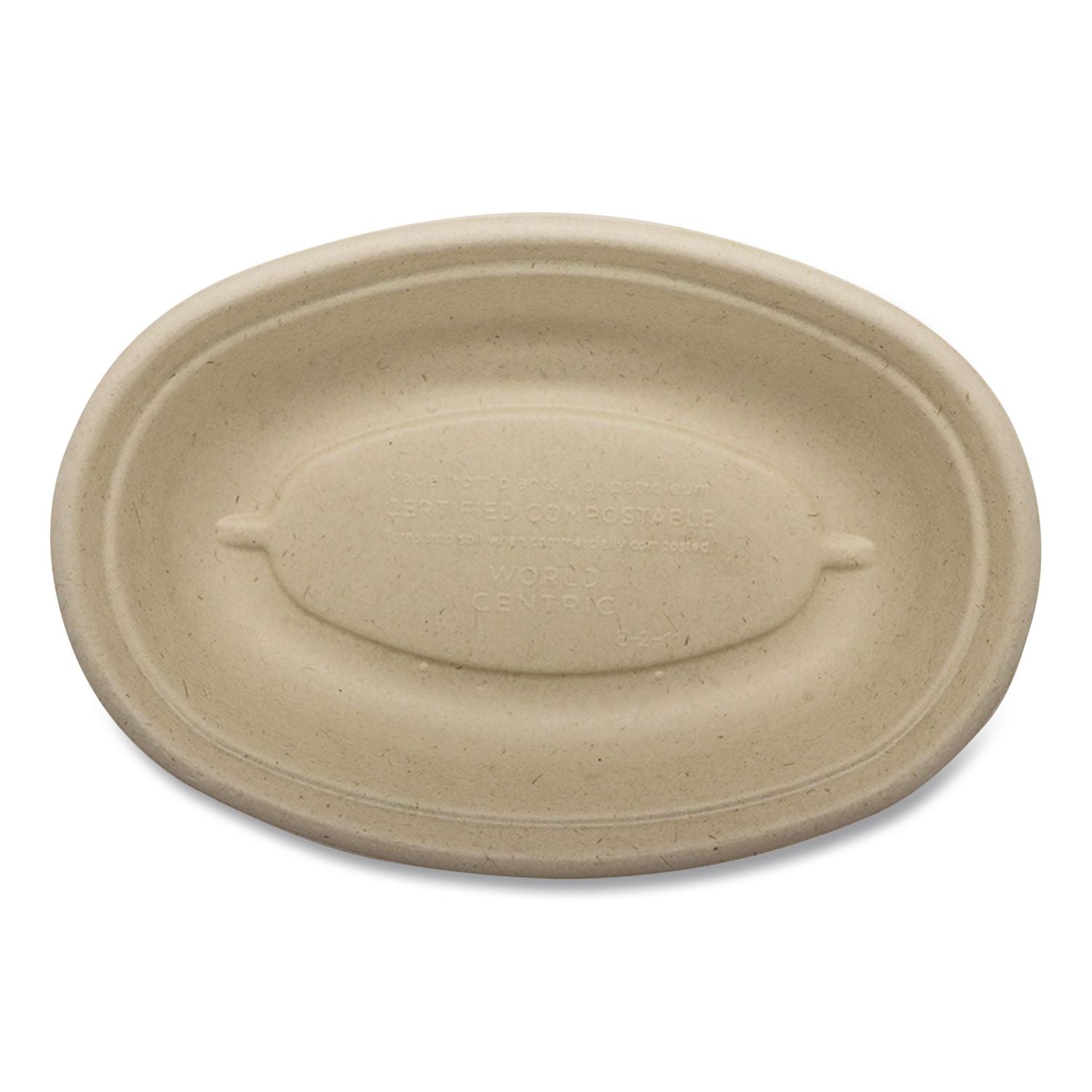 Fiber Bowls, Burrito Bowl, 24 oz, 8 x 5.3 x 1.6, Natural, Paper, 400/Carton