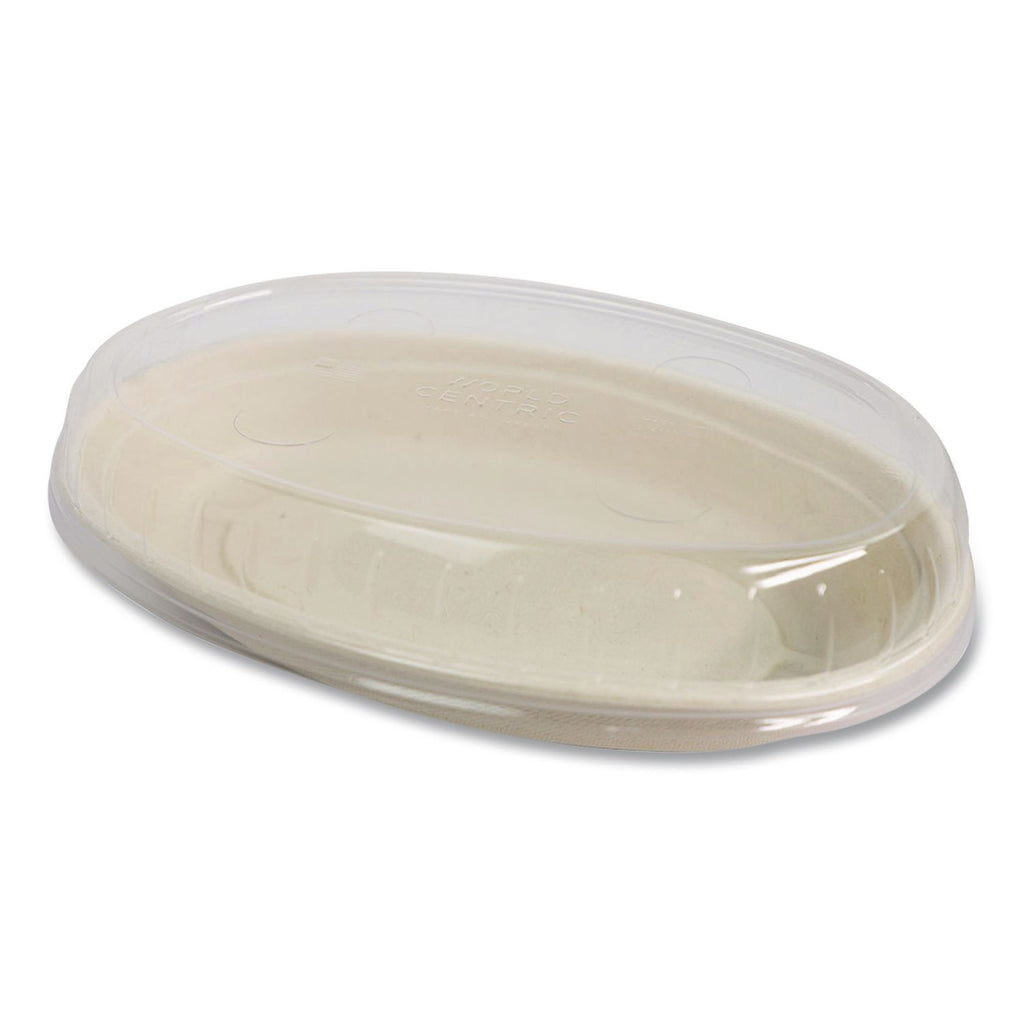 Fiber Bowls, Burrito Bowl, 24 oz, 8 x 5.3 x 1.6, Natural, Paper, 400/Carton