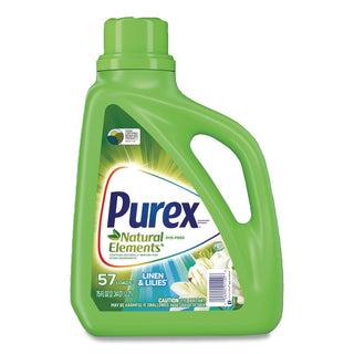 Ultra Natural Elements HE Liquid Detergent, Linen and Lilies, 75 oz Bottle, 6/Carton