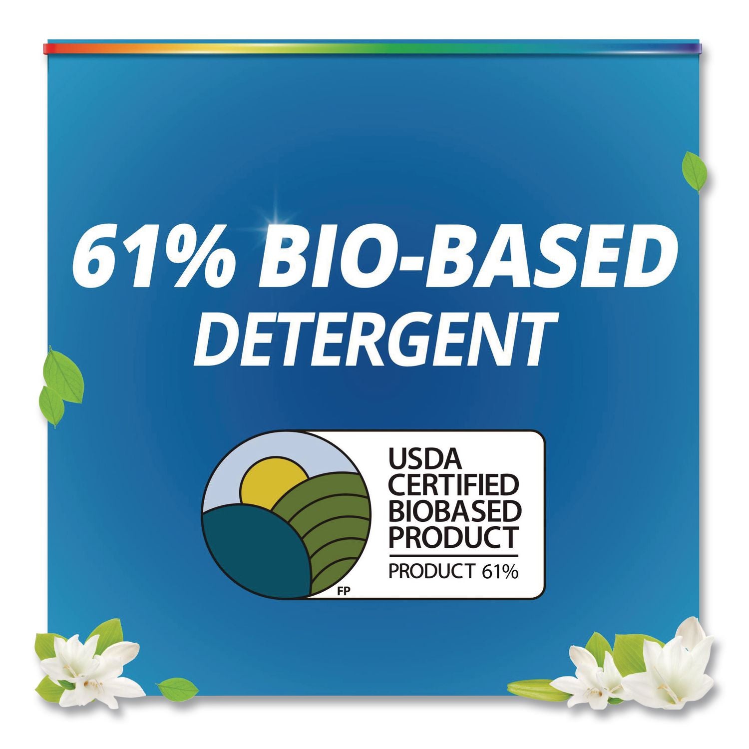 Ultra Natural Elements HE Liquid Detergent, Linen and Lilies, 75 oz Bottle, 6/Carton