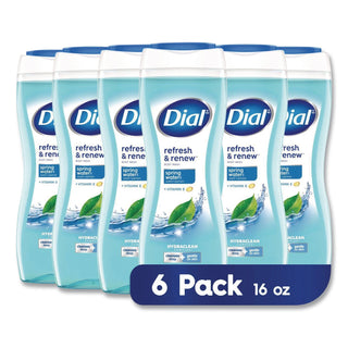 Spring Water Body Wash, Spring Water Scent, 16 oz, 6/Carton