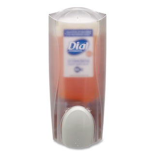 Dial Sensitive Skin Antimicrobial Hand Soap - Manual - 1.06 quart Capacity - Antimicrobial, Locking Mechanism, Vandal Resistant, Push Button - Ice - 1Each