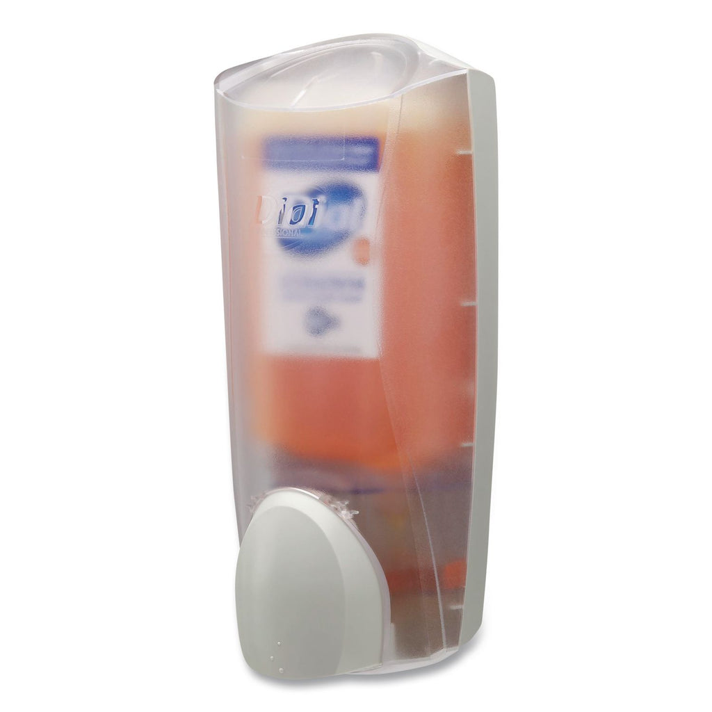 Dial Sensitive Skin Antimicrobial Hand Soap - Manual - 1.06 quart Capacity - Antimicrobial, Locking Mechanism, Vandal Resistant, Push Button - Ice - 1Each