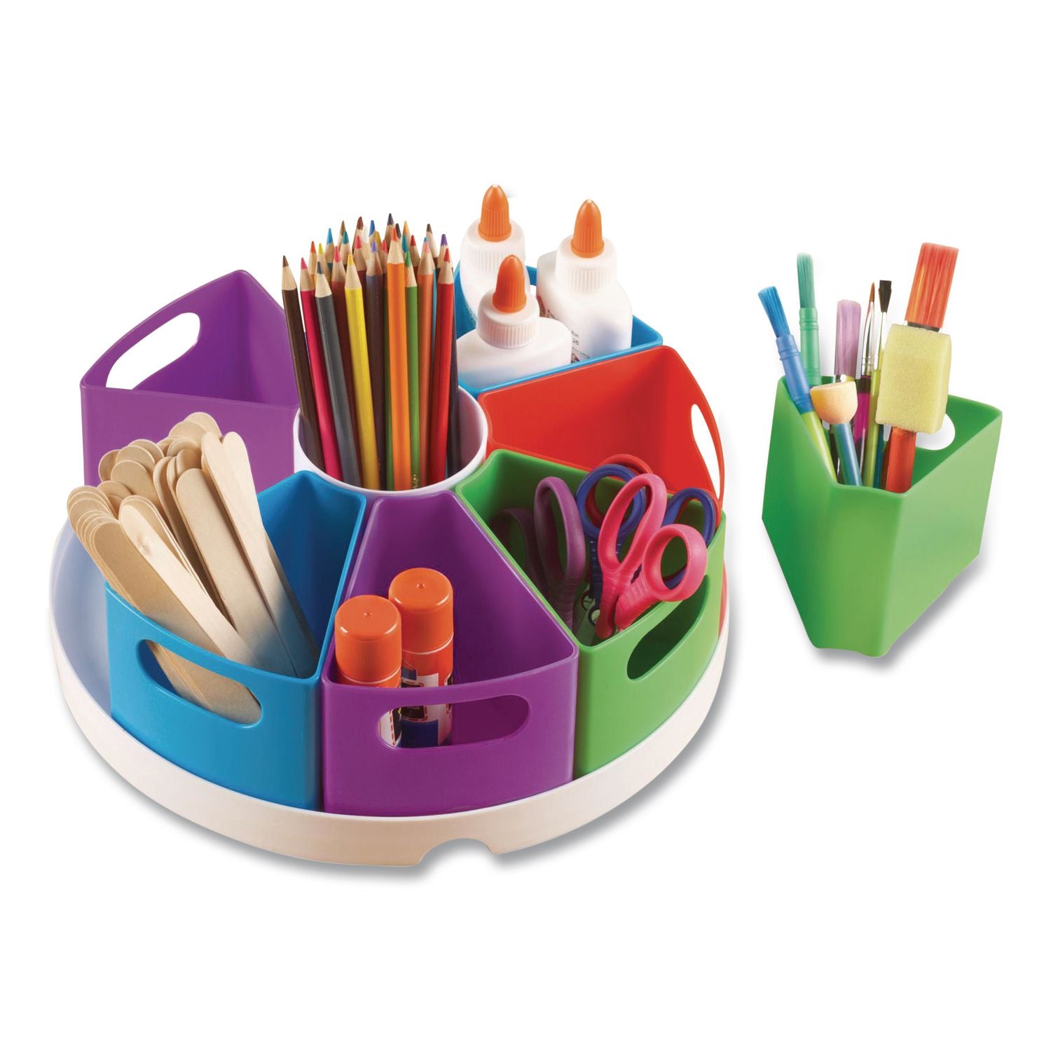 Learning Resources 10-piece Storage Center - 4.6" Height x 12" Width x 12" Length - Multi - 1 Each