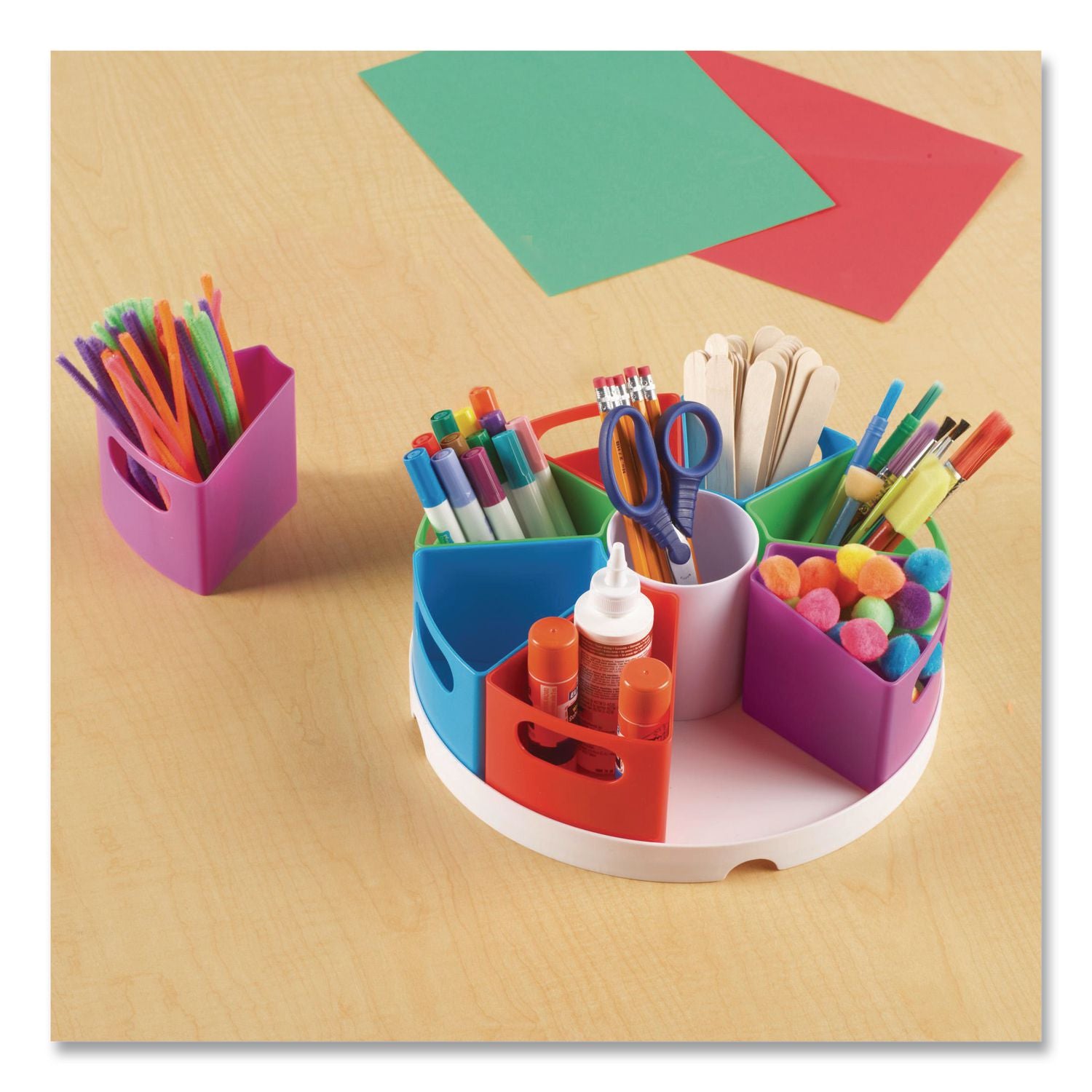 Learning Resources 10-piece Storage Center - 4.6" Height x 12" Width x 12" Length - Multi - 1 Each