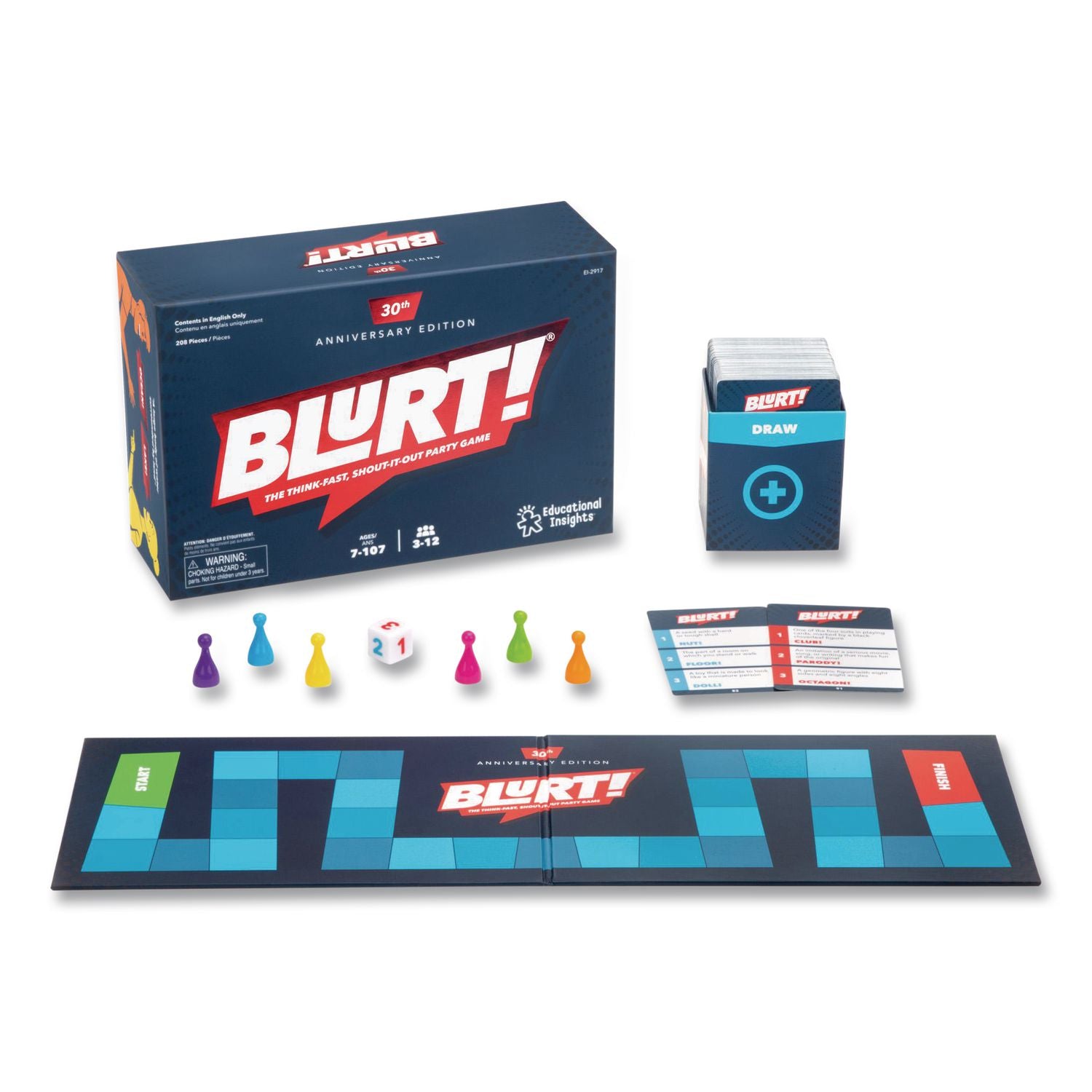 Educational Insights Blurt Word Race Game - Strategy - 3 to 12 Players - 1 Each