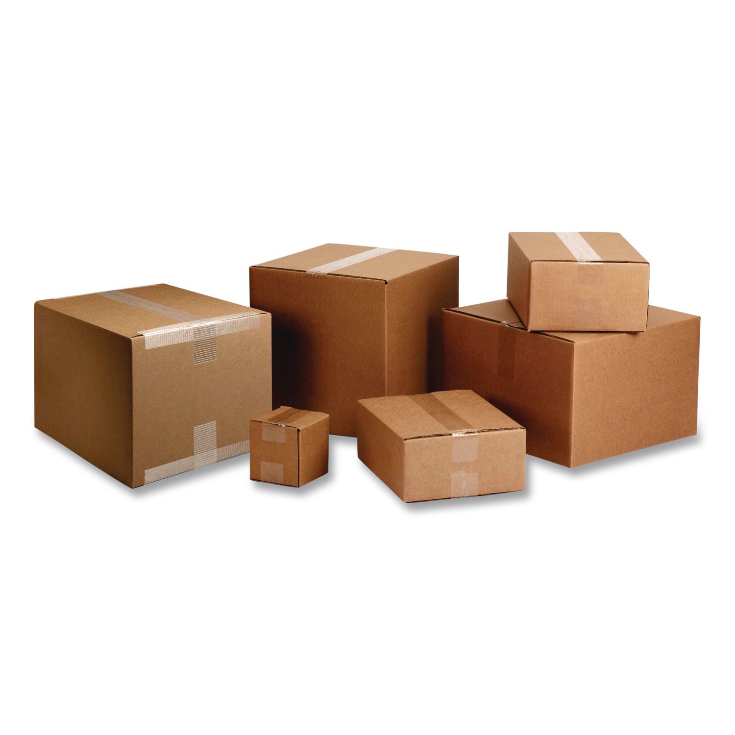 Tough Grip Moving Packaging Tape with Dispenser, 3" Core, 1.88" x 22.2 yds, Clear, 6/Pack