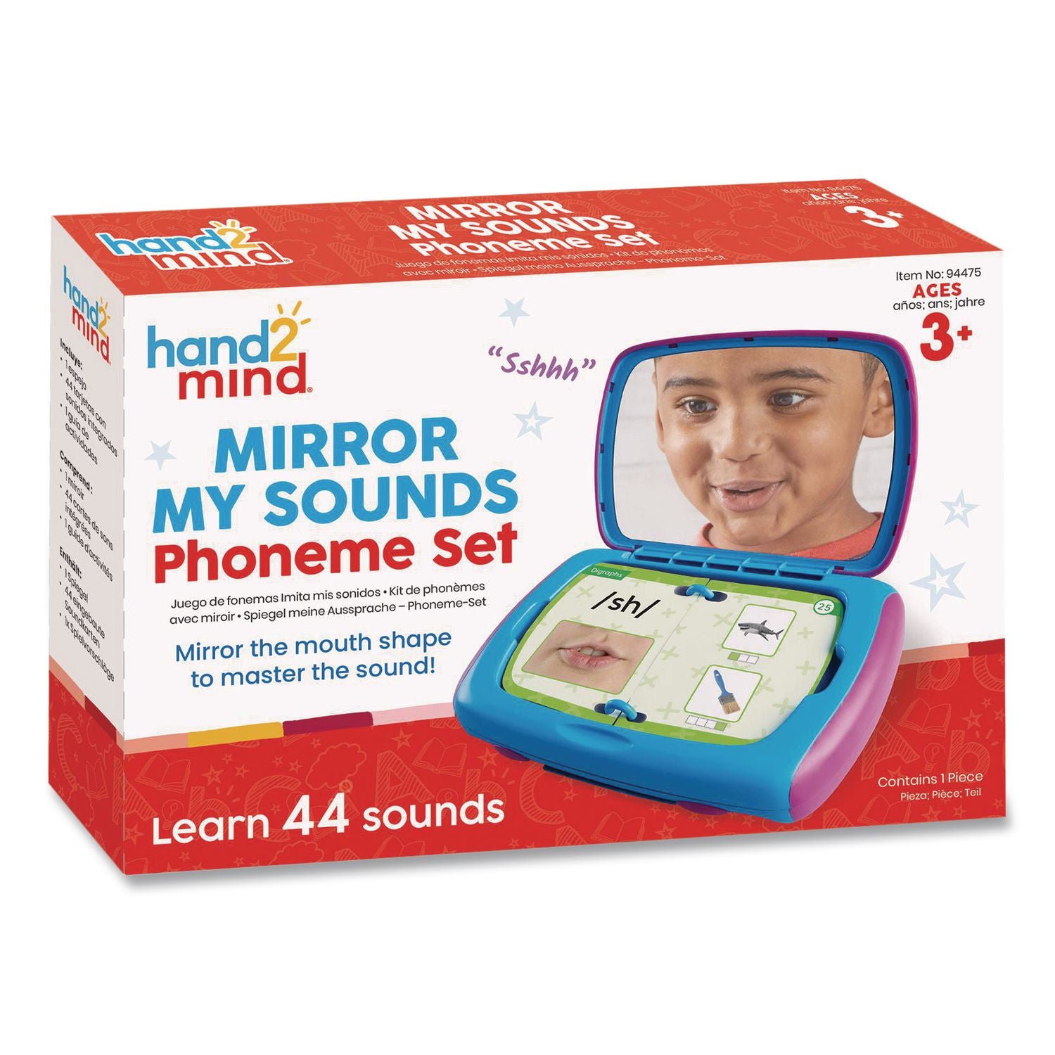 Learning Resources Mirror My Sounds Phoneme Set - Skill Learning: Sound - Multi