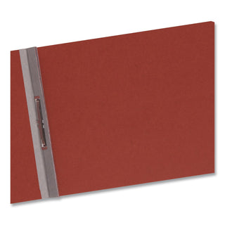 Prong Fastener Premium Pressboard Report Cover, Two-Piece Prong Fastener, 2" Capacity, 8.5 x 11, Red/Red