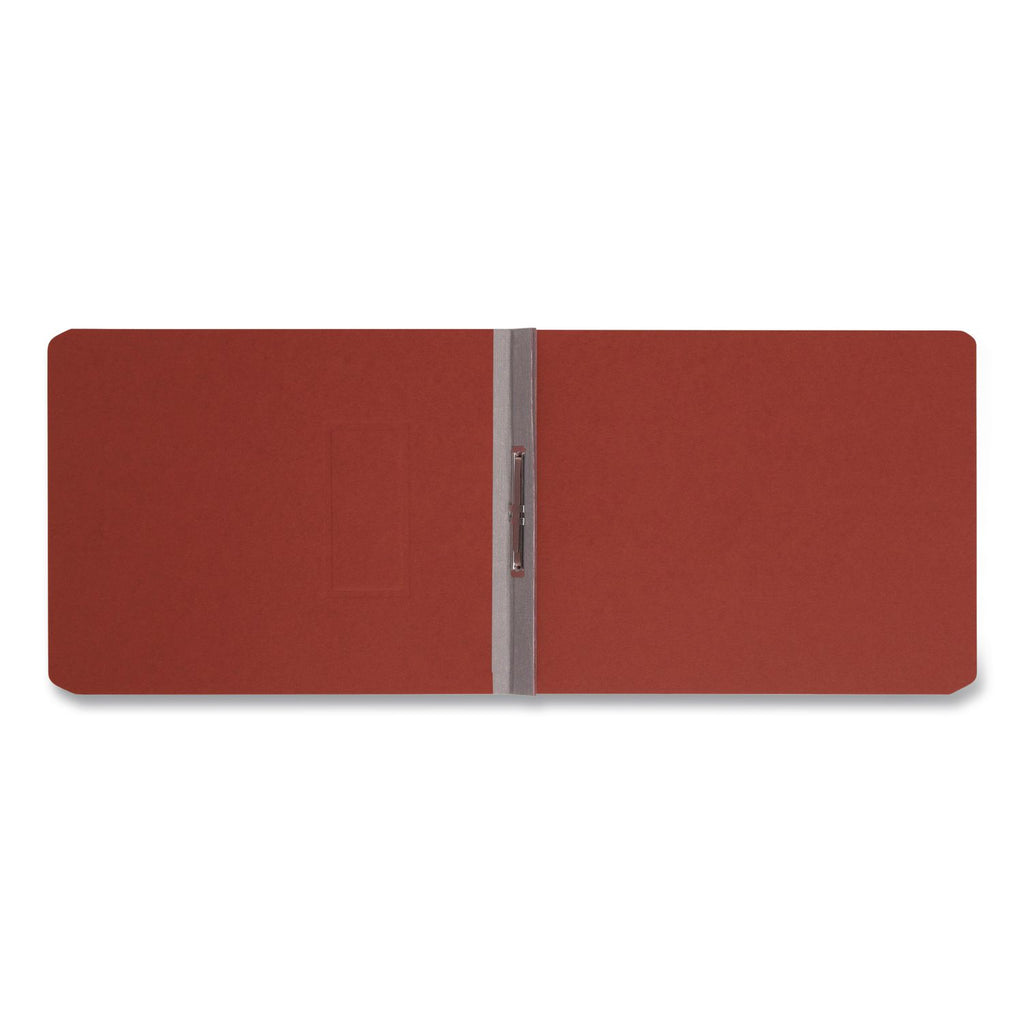 Prong Fastener Premium Pressboard Report Cover, Two-Piece Prong Fastener, 2" Capacity, 8.5 x 11, Red/Red