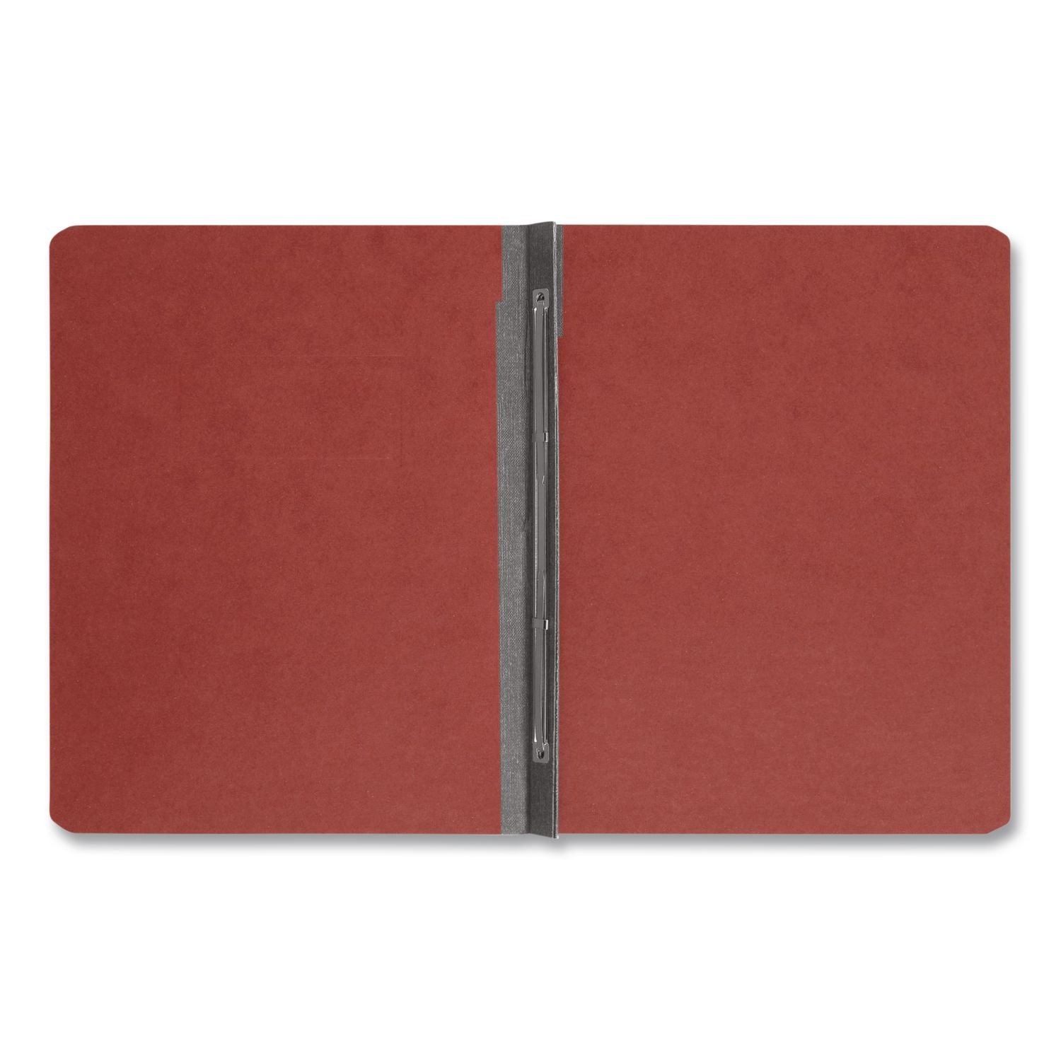 Prong Fastener Premium Pressboard Report Cover, Two-Piece Prong Fastener, 3" Capacity, 8.5 x 11, Red/Red