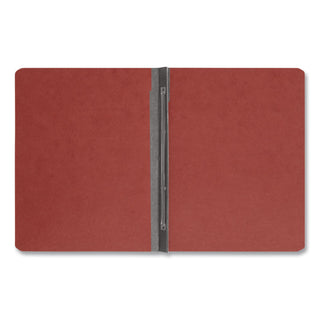 Prong Fastener Premium Pressboard Report Cover, Two-Piece Prong Fastener, 3" Capacity, 8.5 x 11, Red/Red