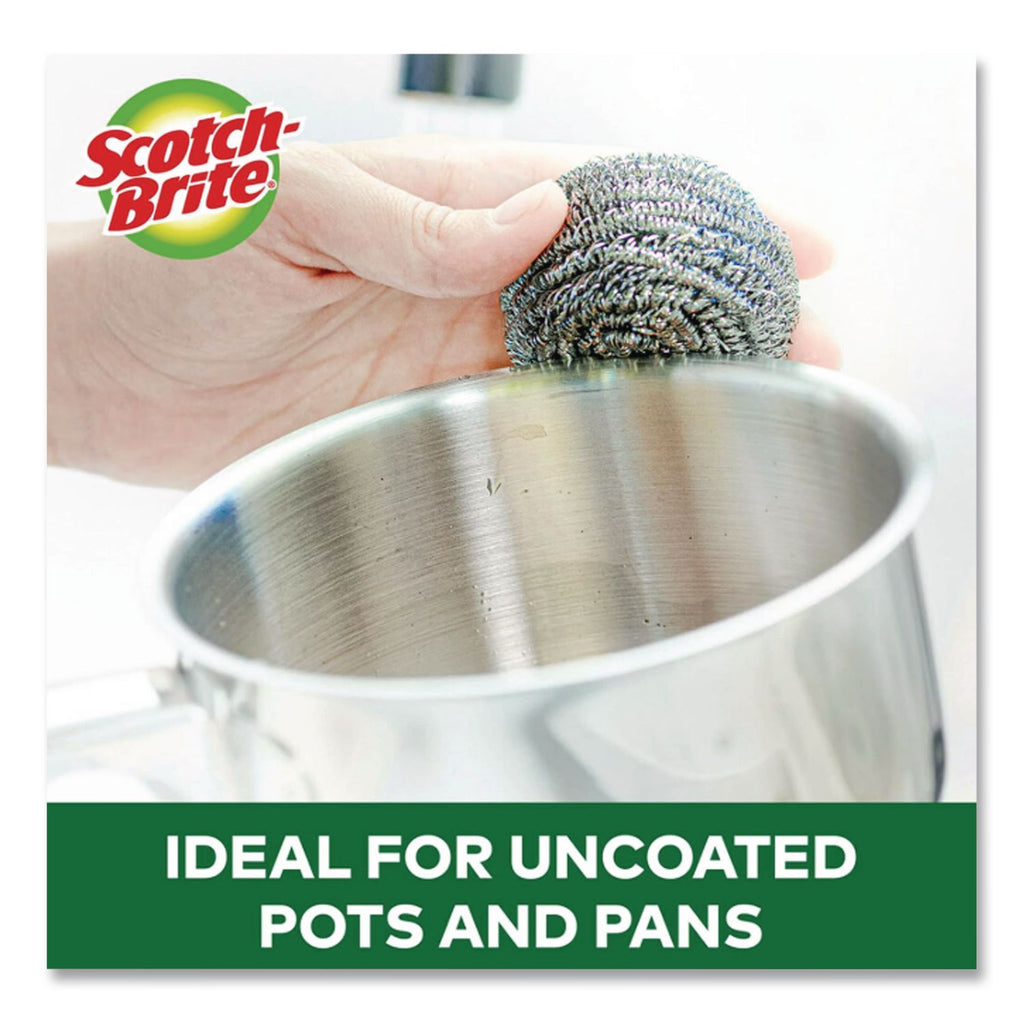 Stainless Steel Scrubber, Silver