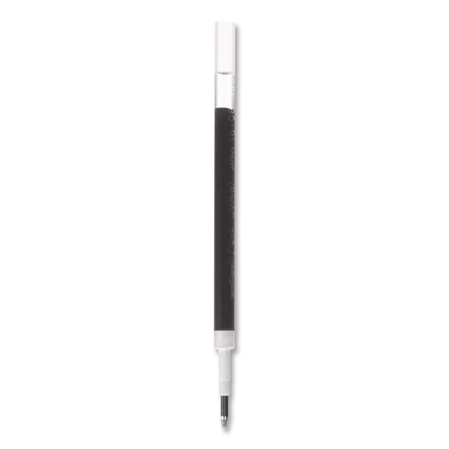 Refill for Signo Gel 207 Pens, Medium 0.7 mm Conical Tip, Black Ink, 2/Pack