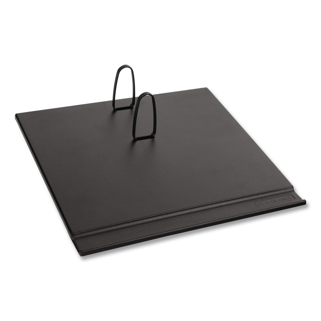 Desk Calendar Base for Loose-Leaf Refill, 3.5 x 6, Black