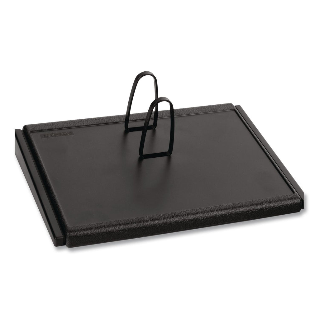 Desk Calendar Base for Loose-Leaf Refill, 3 x 3.75, Black