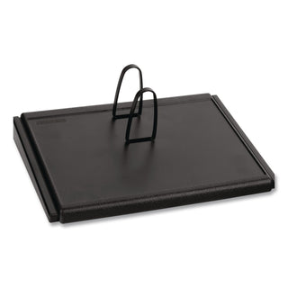 Desk Calendar Base for Loose-Leaf Refill, 3 x 3.75, Black