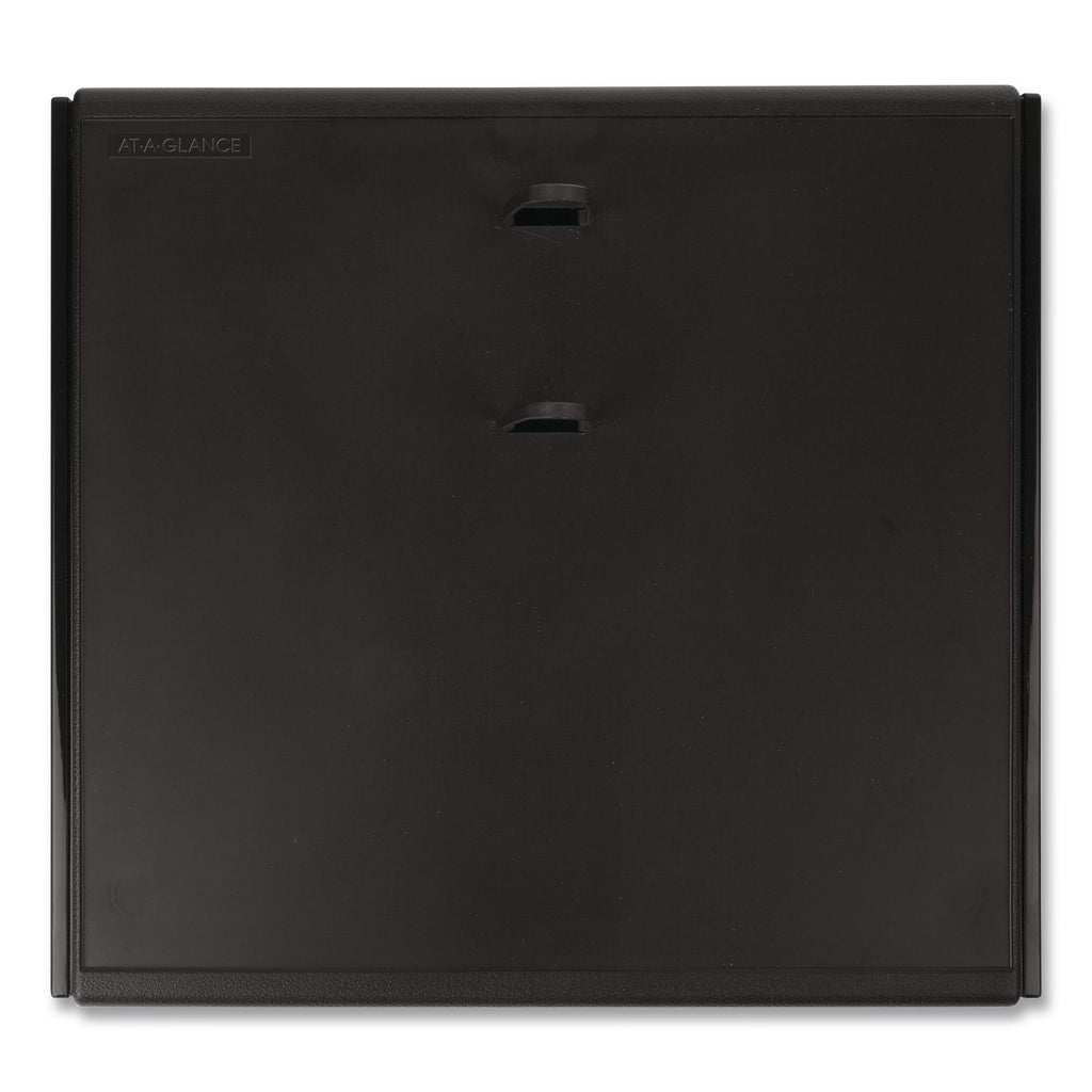 Desk Calendar Base for Loose-Leaf Refill, 4.5 x 8, Black