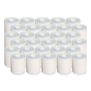 No Carbon Register Rolls, 3" x 90 ft, White/Yellow, 30/Carton