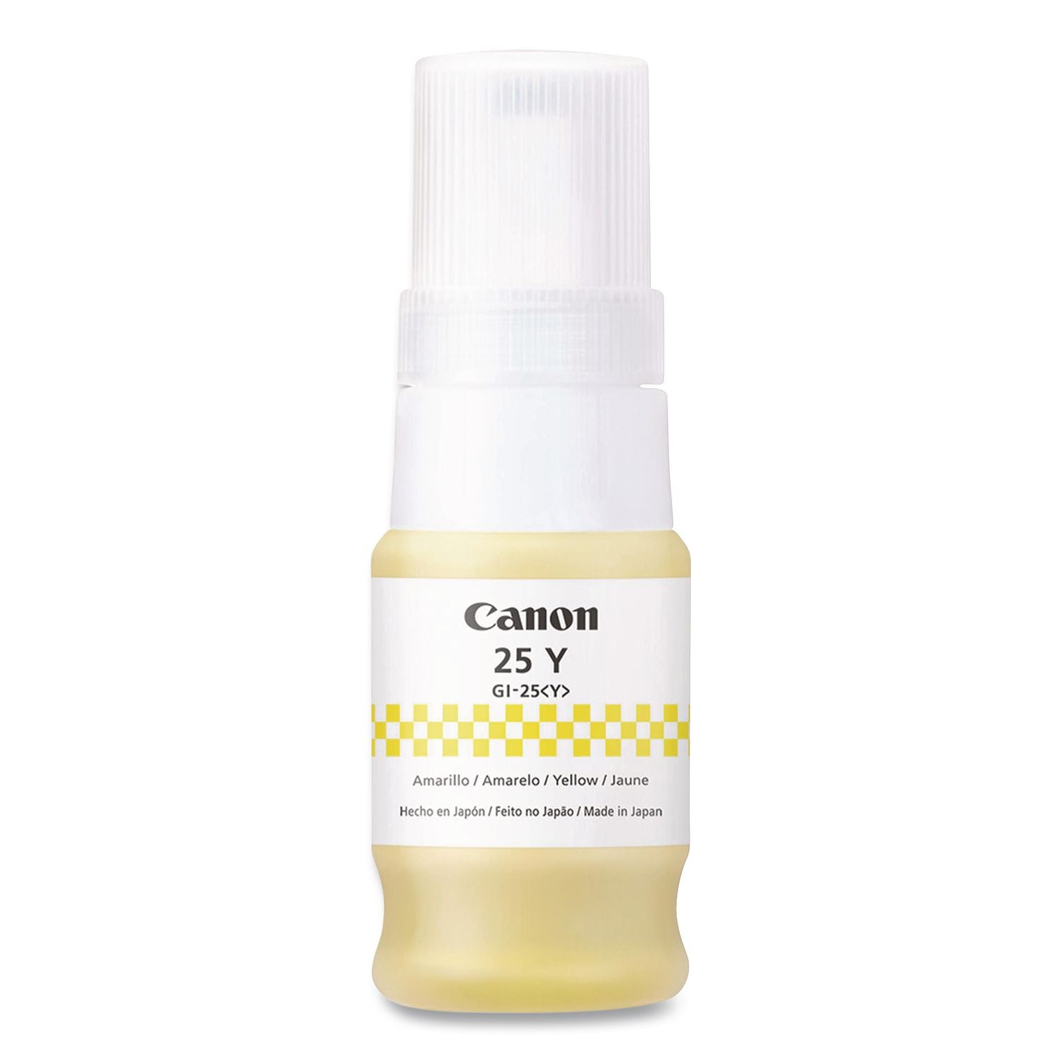 Canon GI-25 Ink Bottles - Inkjet - Yellow - 3000 Pages - 37 mL - 1 Each