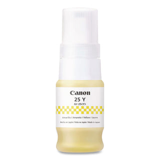 Canon GI-25 Ink Bottles - Inkjet - Yellow - 3000 Pages - 37 mL - 1 Each