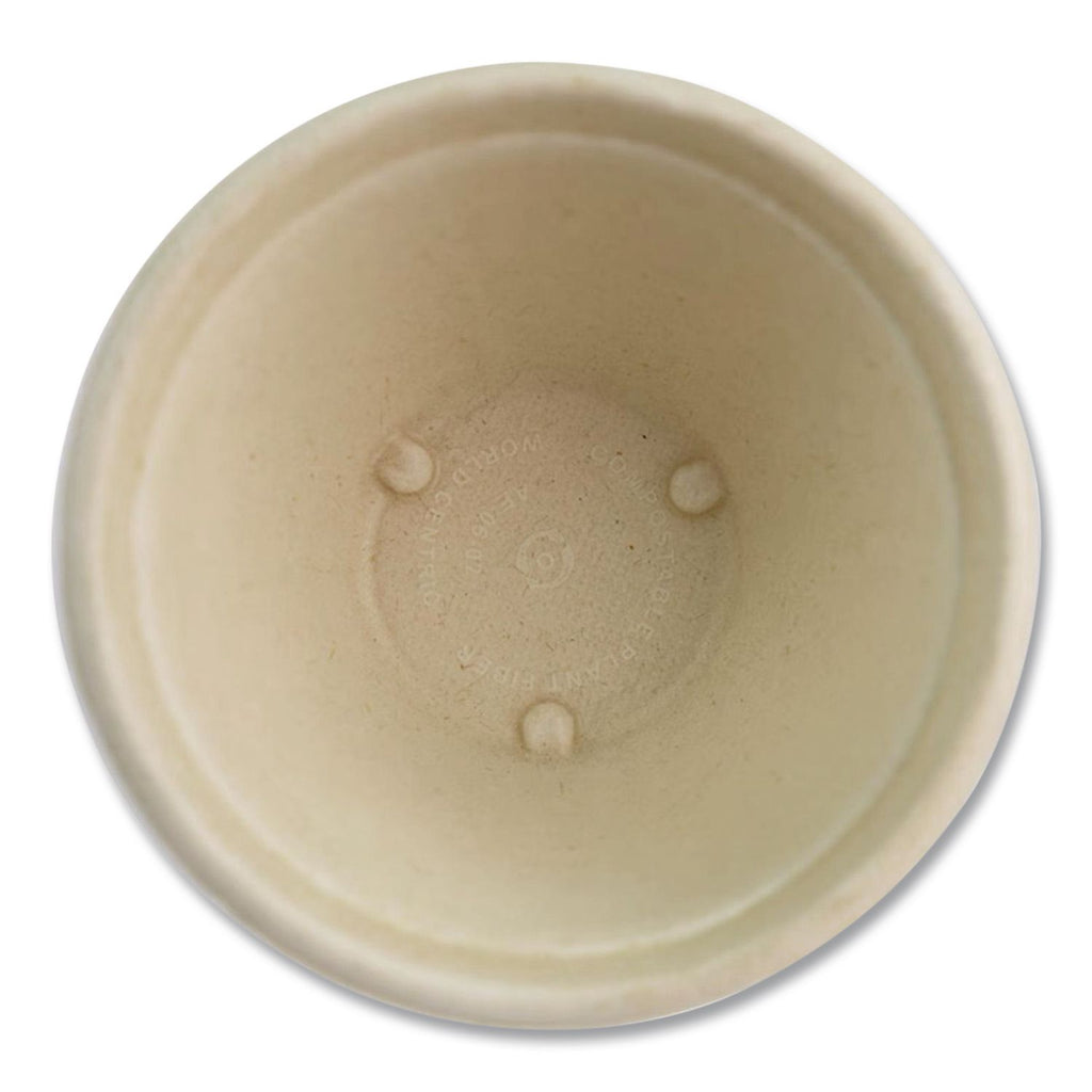 Fiber Bowls, 12 oz, 4.5" dia x 2.5" h, Natural, Paper, 500/Carton