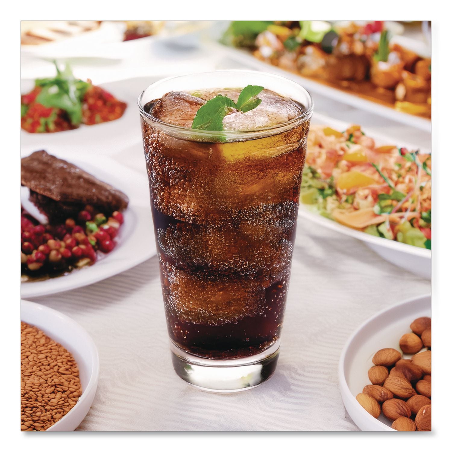 Comet Plastic Tumblers, Clear, 12 oz, 500/Carton