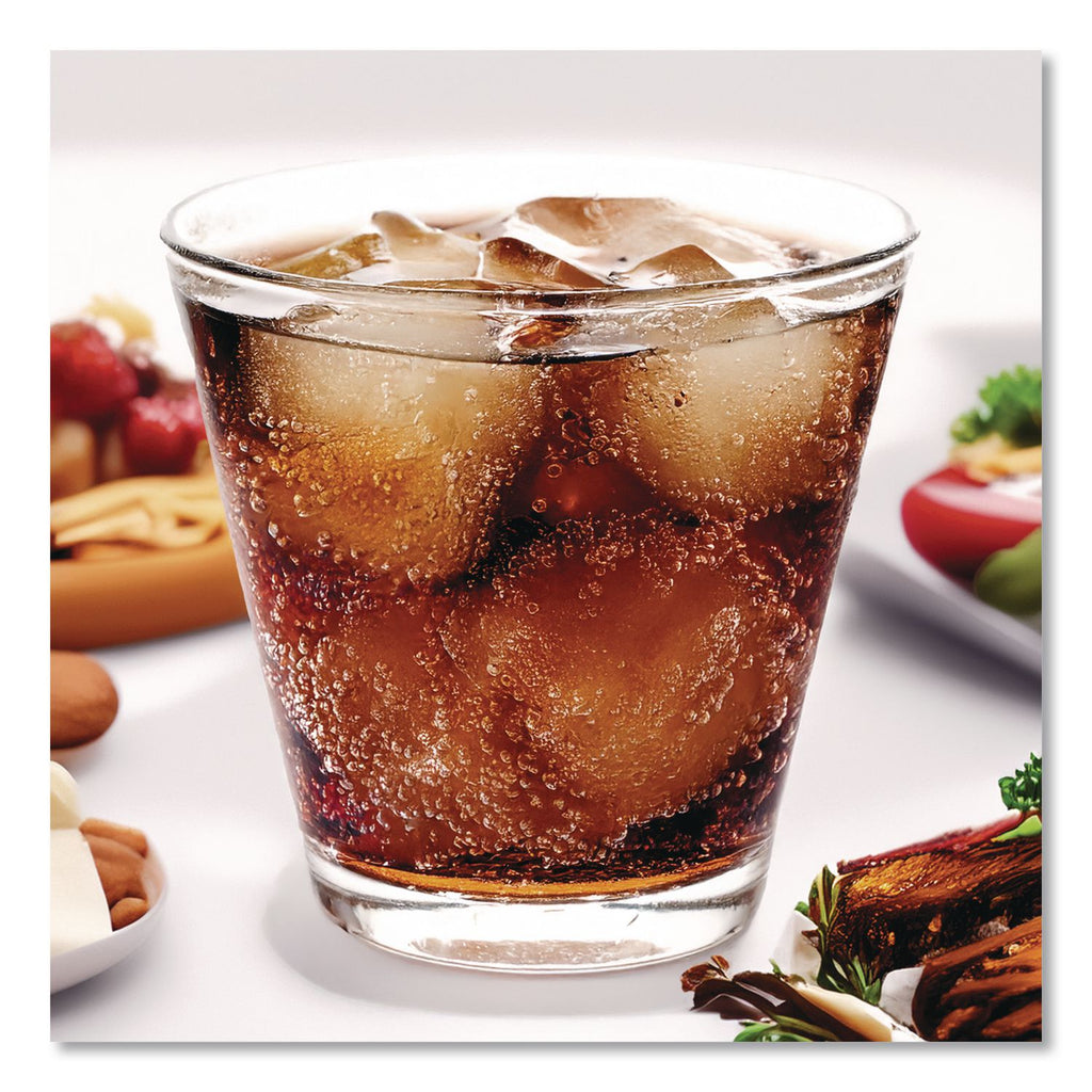 Comet Plastic Tumbler, 5 oz, Clear, Squat, 50/Pack, 20 Packs/Carton
