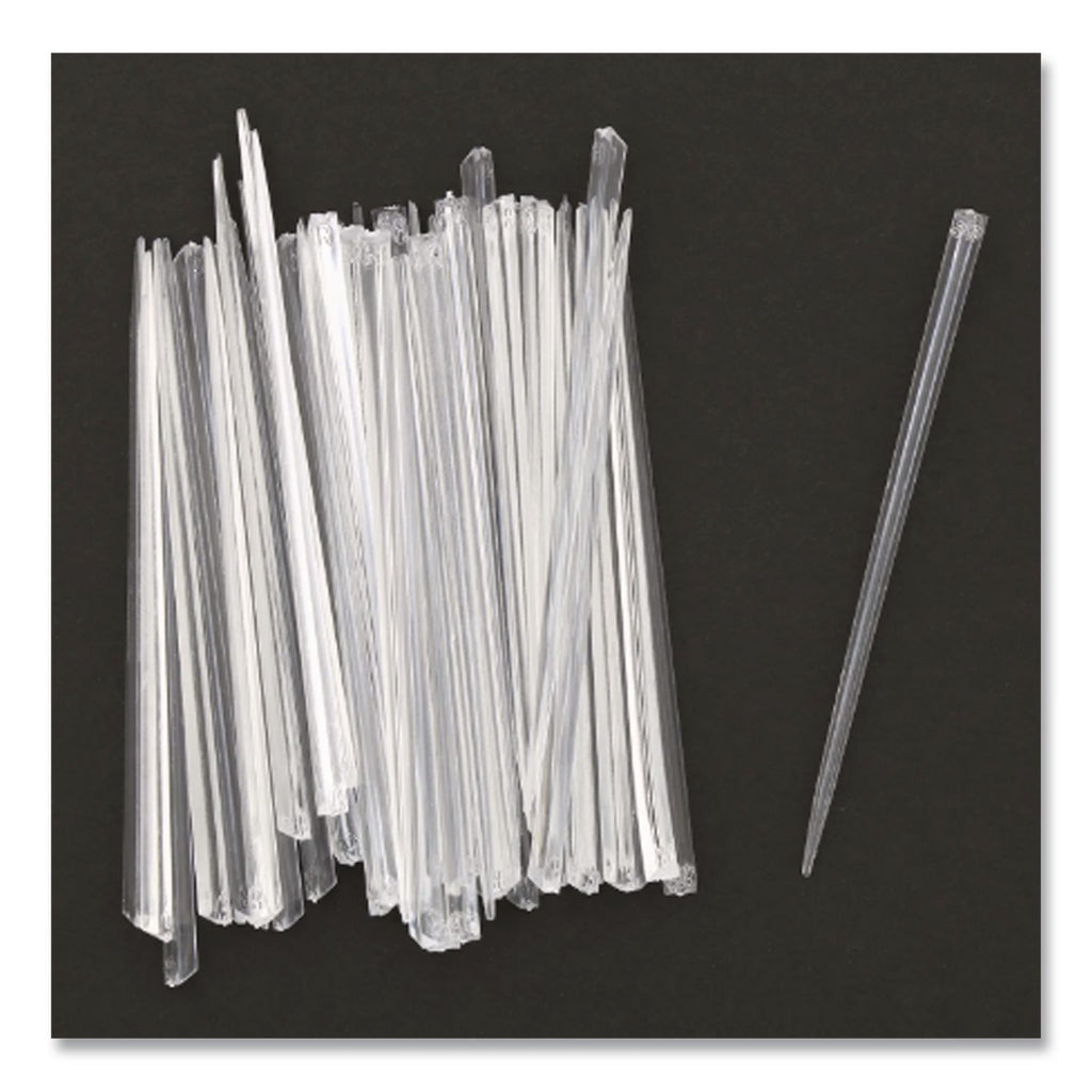 Prism Picks, 4", Clear, 500/Box, 5 Boxes/Carton