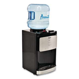 Counter Top Thermoelectric Hot and Cold Water Dispenser, 3 to 5 gal, 12 x 13 x 20, Black