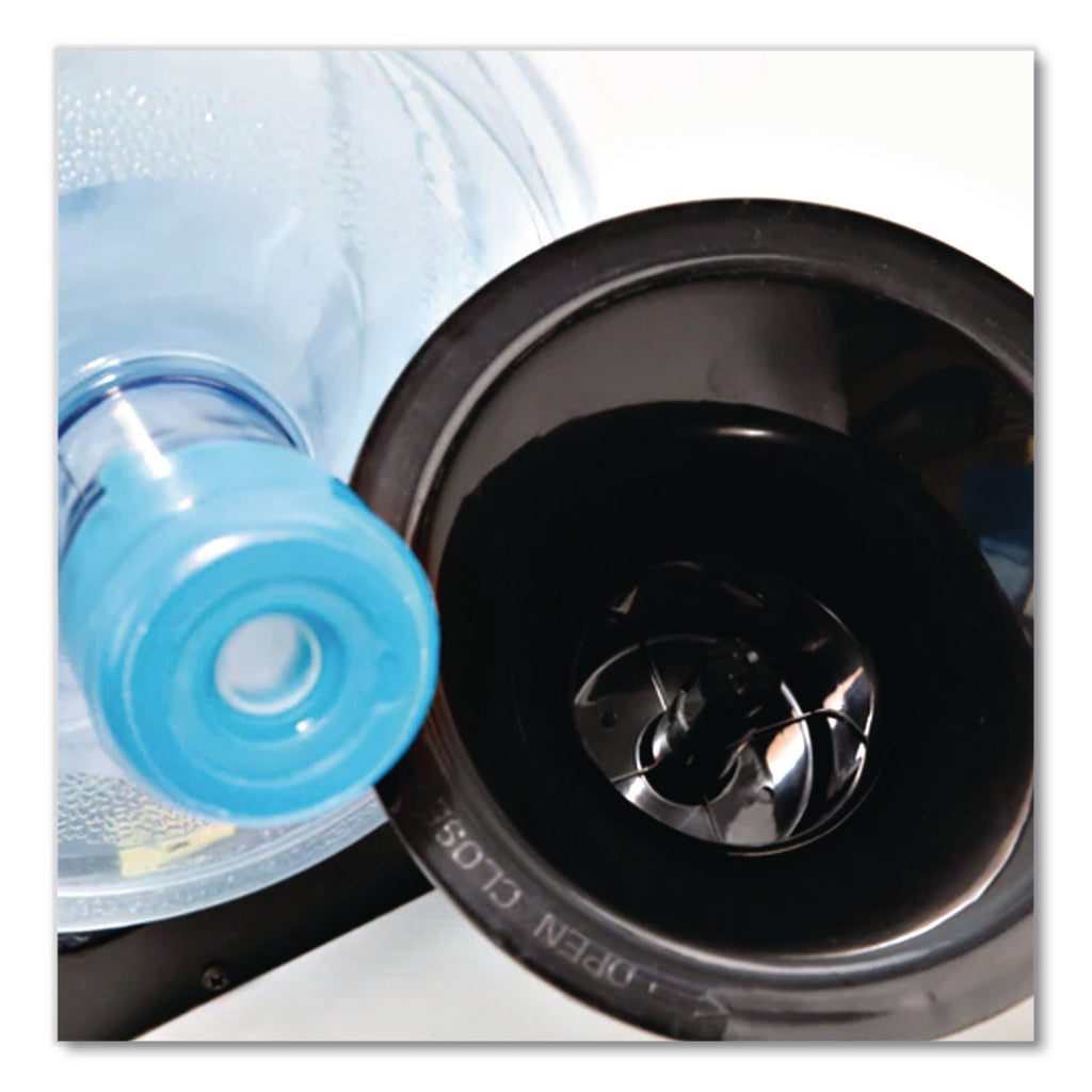 Counter Top Thermoelectric Hot and Cold Water Dispenser, 3 to 5 gal, 12 x 13 x 20, Black
