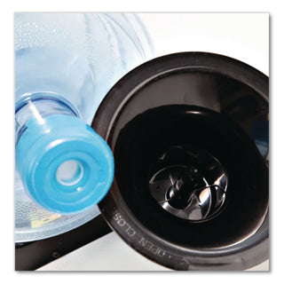 Counter Top Thermoelectric Hot and Cold Water Dispenser, 3 to 5 gal, 12 x 13 x 20, Black