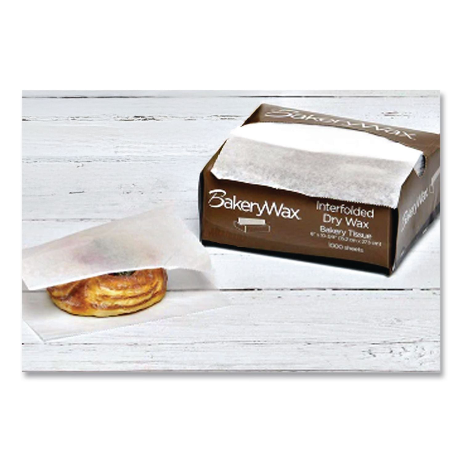 EcoCraft Interfolded Dry Wax Bakery Tissue, 6 x 10.75, White, 1,000/Box, 10 Boxes/Carton