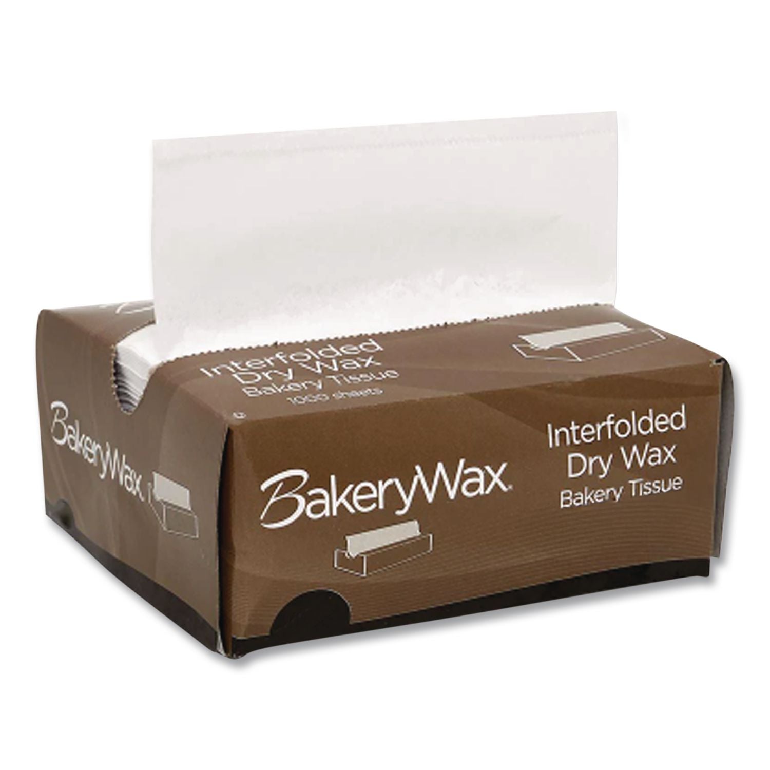 EcoCraft Interfolded Dry Wax Bakery Tissue, 6 x 10.75, White, 1,000/Box, 10 Boxes/Carton