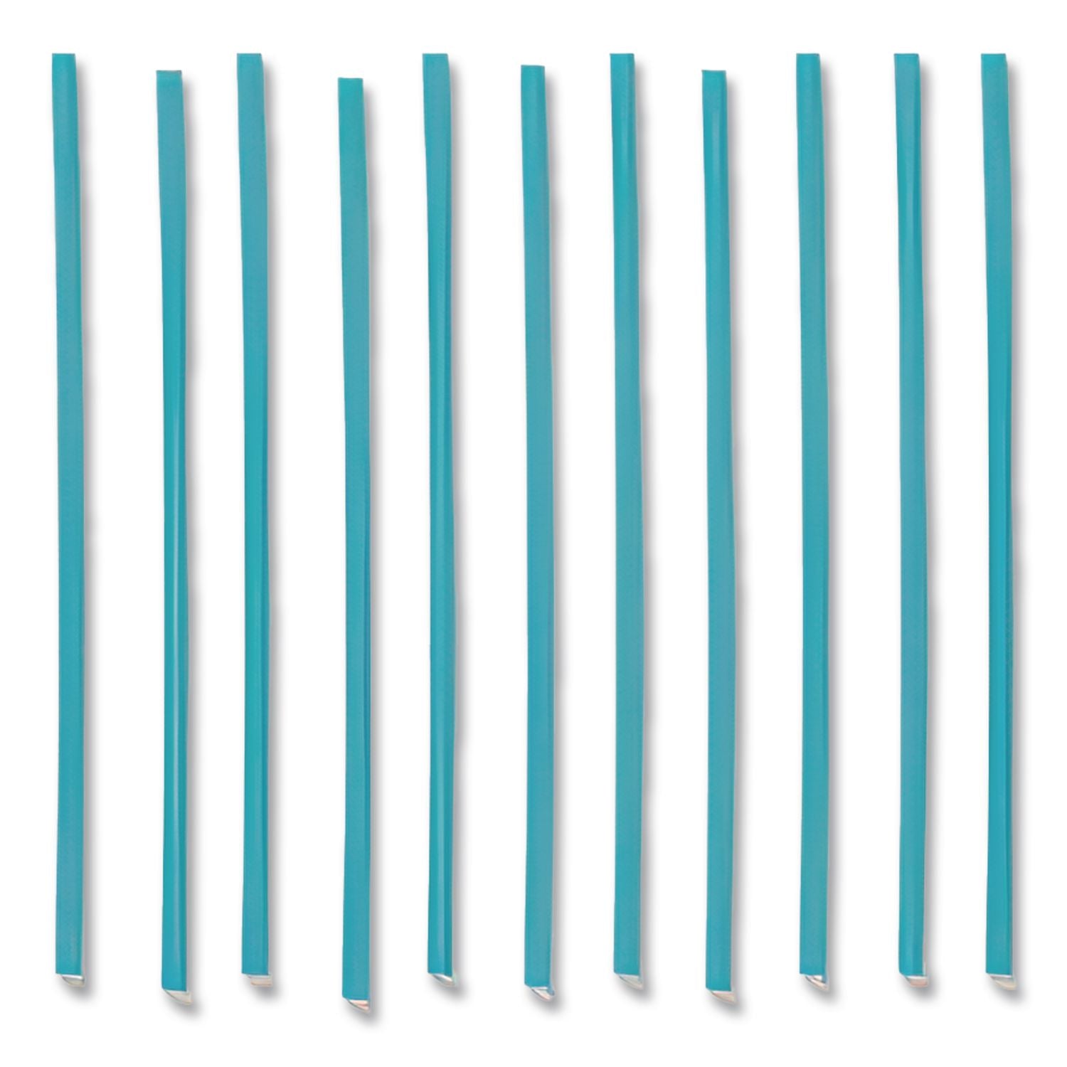 Marine Biodegradable Stir Straws, 5", PHA, Ocean Blue, 1,000/Box, 6 Boxes/Carton