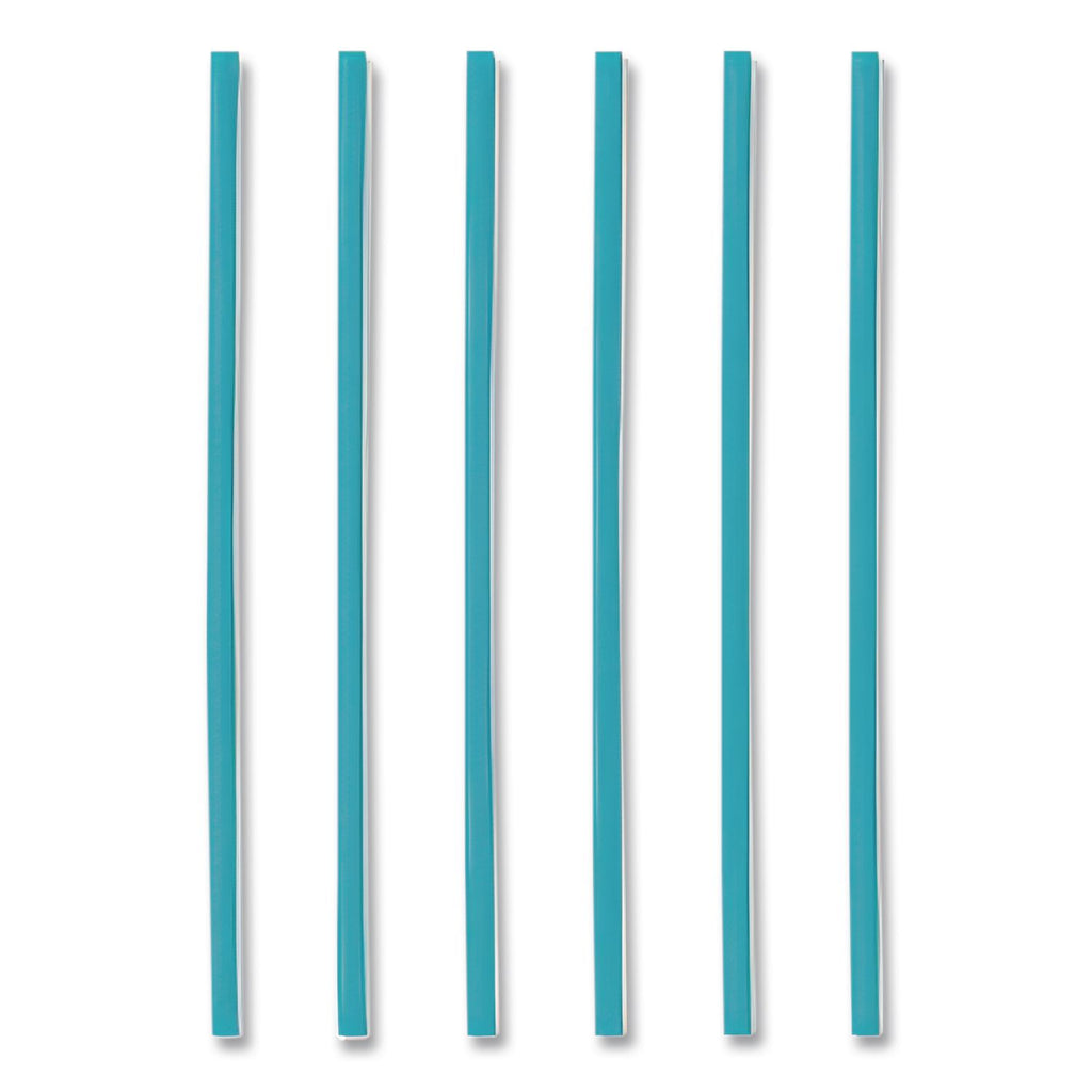 Marine Biodegradable Straws, 7.75", PHA, Ocean Blue, Wrapped, 375/Box, 10 Boxes/Carton