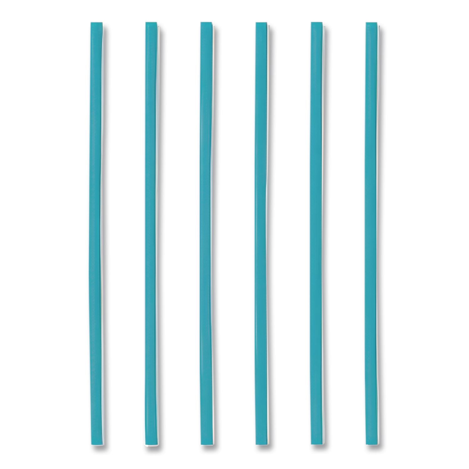 Marine Biodegradable Straws, 7.75", PHA, Ocean Blue, Wrapped, 375/Box, 10 Boxes/Carton