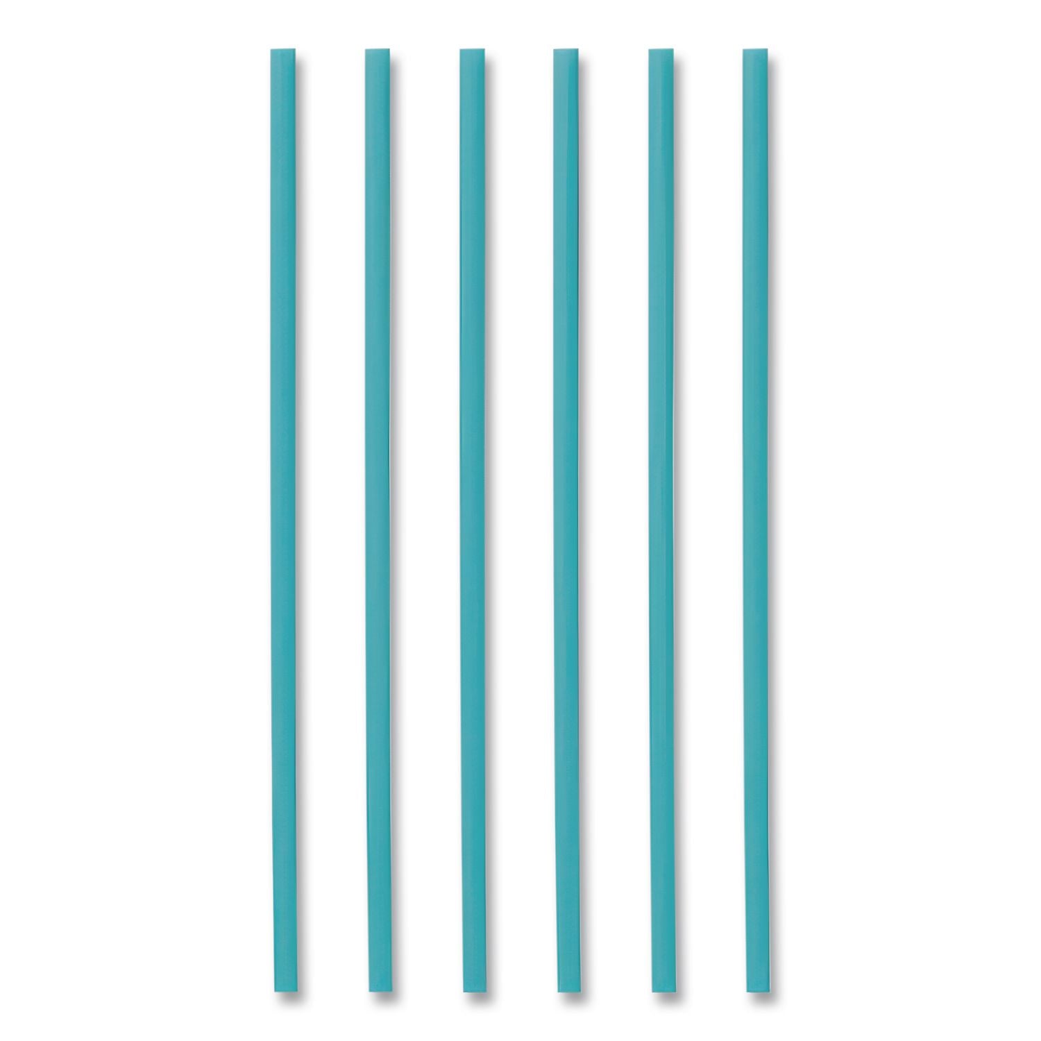 Marine Biodegradable Straws, 10.25", PHA, Ocean Blue, Wrapped, 250/Box, 8 Boxes/Carton
