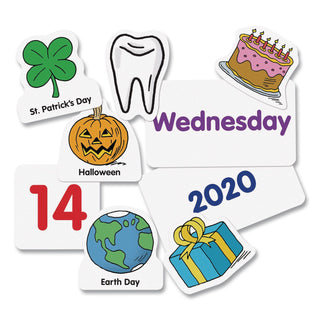 Learning Resources Calendar/Weather Pocket Chart - Theme/Subject: Learning - Skill Learning: Weather, Holiday, Day, Month, Celebration, Season, Week, Calendar - 3-6 Year - 1 Each