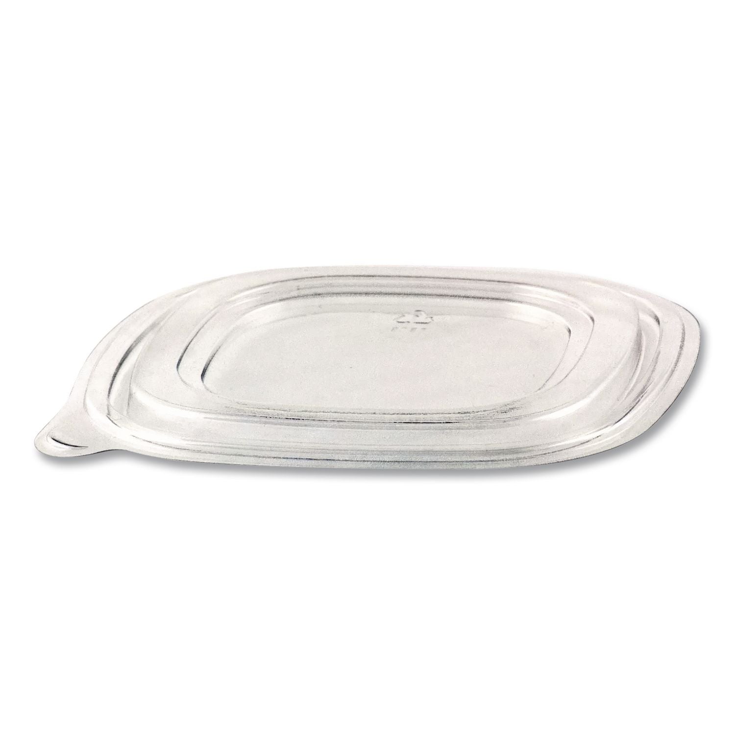 Lid,8",Square Flat,Clr