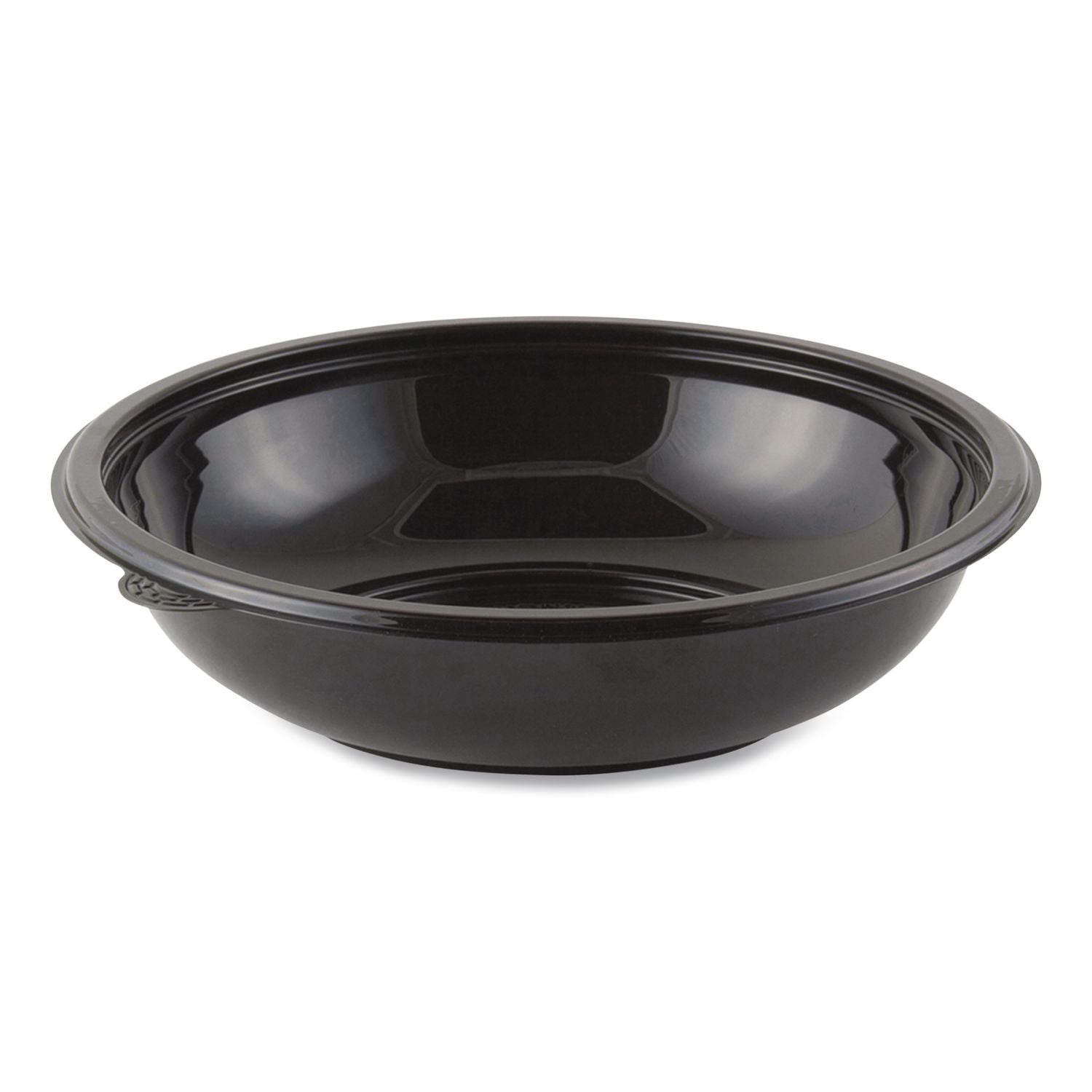 Crystal Classics Bowl, 32 oz, 8.5" Diameter, 2.14"h, Black, Plastic, 300/Carton