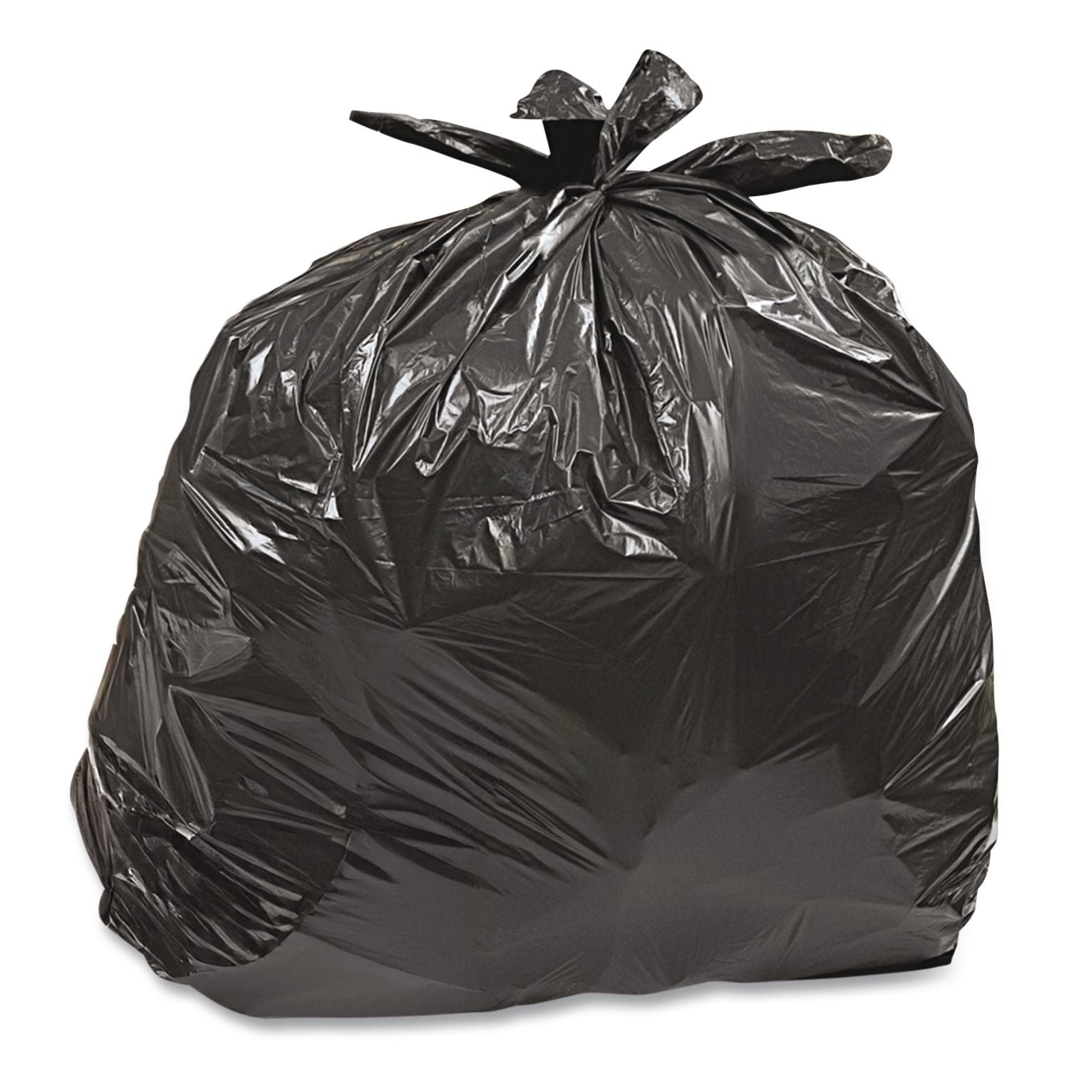 Super Value Pack, 30 gal, 0.65 mil, 30" x 33", Black, 60/Box