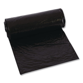 Heavy-Duty Trash Bags, 33 gal, 1.2 mil, 33.5" x 38", Black, 25 Bags/Roll, 6 Rolls/Box