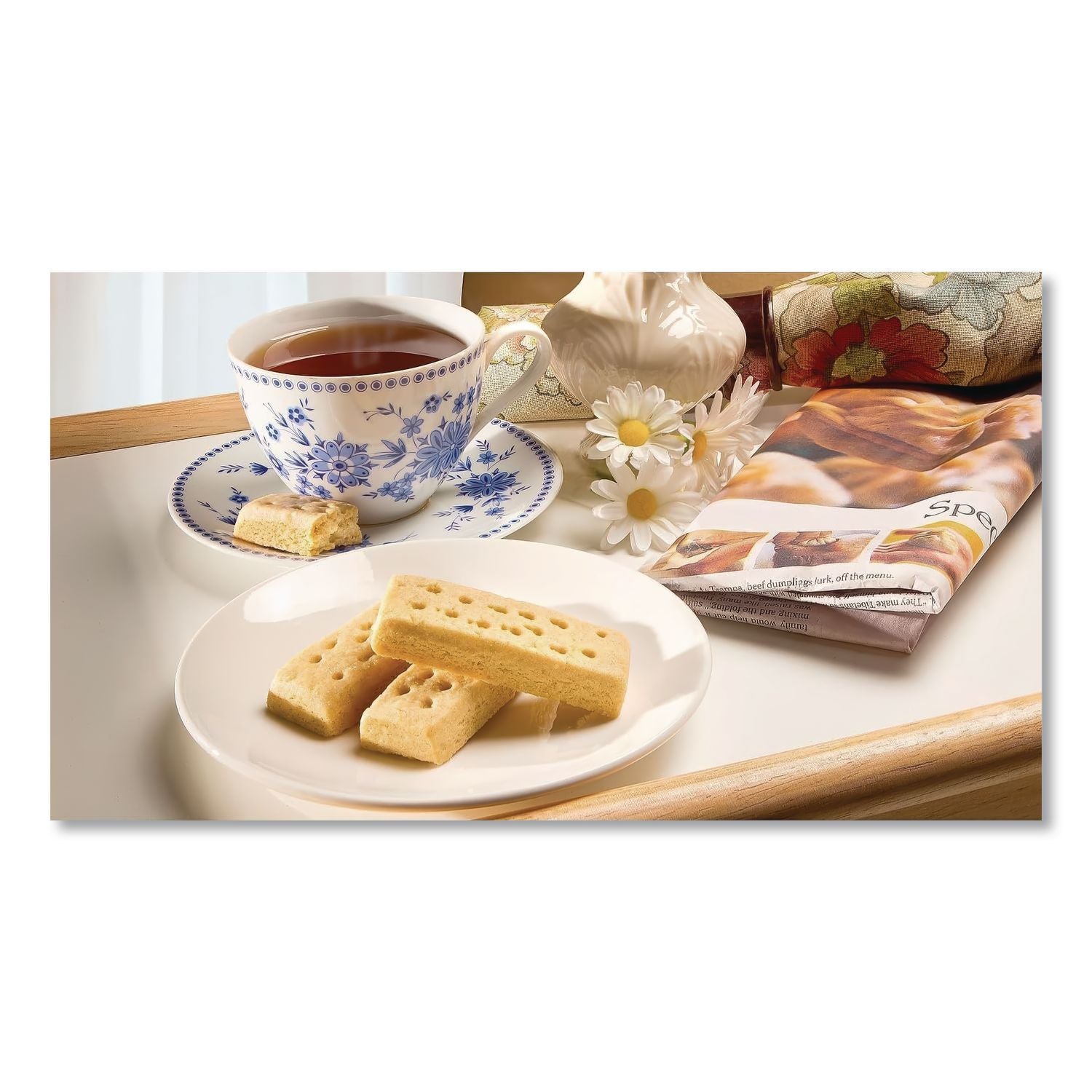 Shortbread Cookies, 2/Pack, 24 Packs/Box