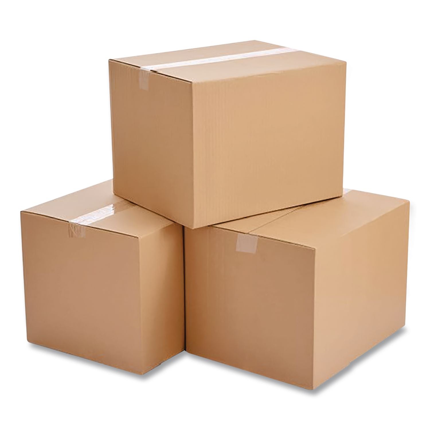 Cubed Fixed-Depth Corrugated Shipping Boxes, Regular Slotted Container (RSC), 24" x 24" x 24", Brown Kraft, 10/Bundle