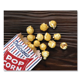 Pinch-Bottom Paper Popcorn Bag, 4 x 1.5 x 8, Blue/Red/White, Paper, 1,000/Carton