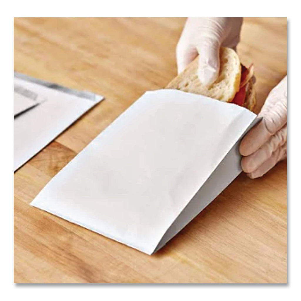 ToGo! Foil Insulator Deli and Sandwich Bags, 5.25" x 12", White Unprinted, 500/Carton