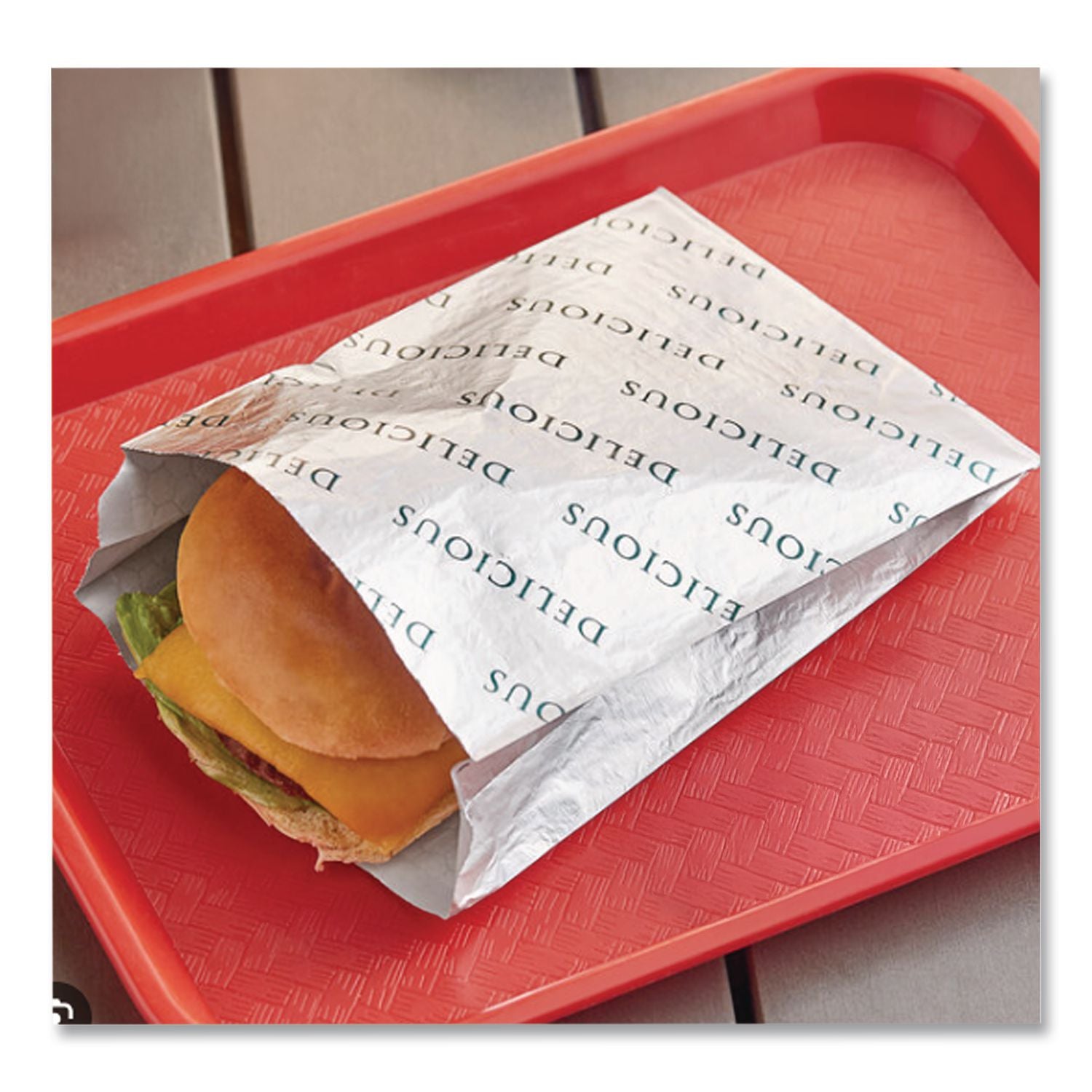 Foil/Paper/Honeycomb Insulated Bag, 2", 8" x 6", White, 1,000/Carton